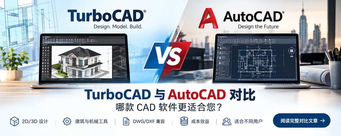TurboCAD 与 AutoCAD 对比：哪款 CAD 软件更适合您？