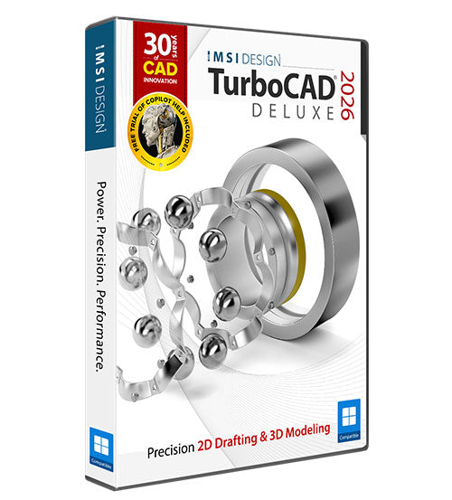 TurboCAD 2026 Deluxe - 升级许可证 - 中文版